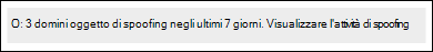 Informazioni dettagliate sull'intelligence spoof nella pagina dei criteri anti-phishing