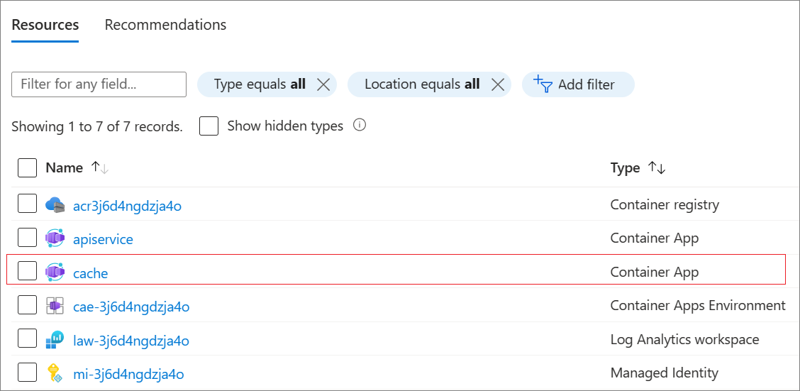 A screenshot showing the containerized Redis.