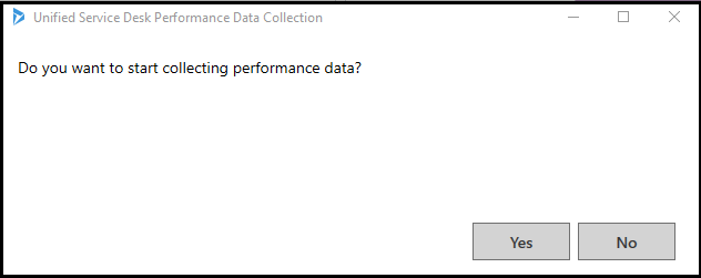 Vuoi avviare la raccolta dei dati relativi alle prestazioni?