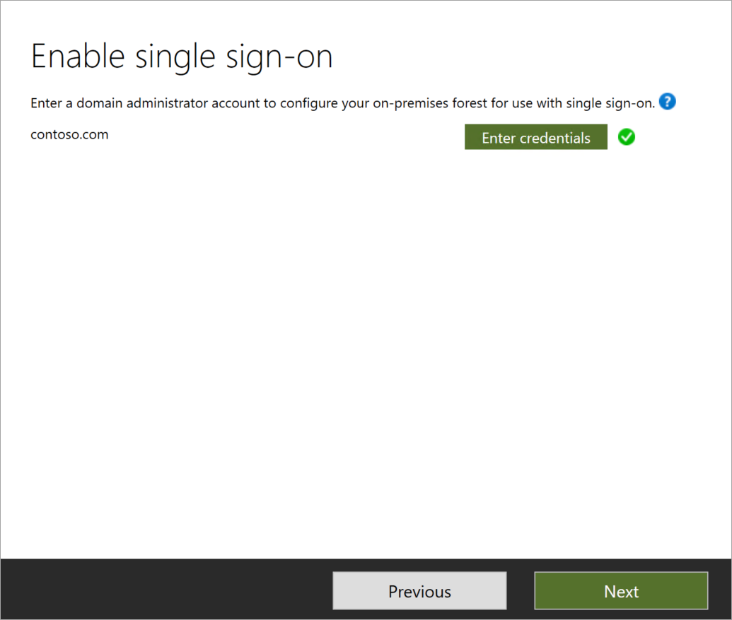 Abilitare la pagina Single Sign-On