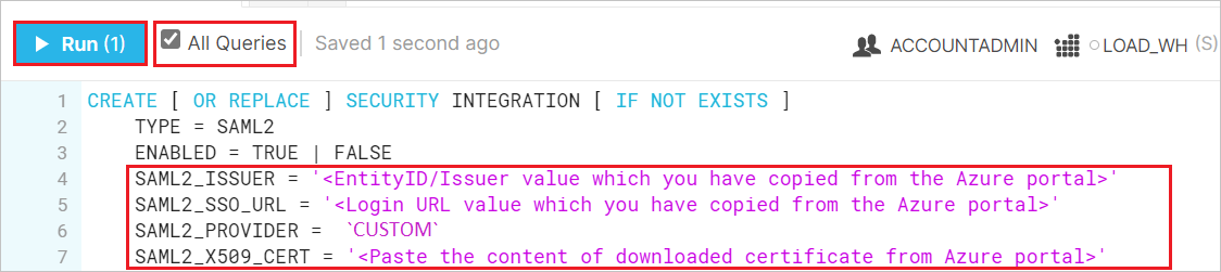 SQL Snowflake