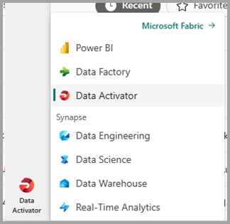 Screenshot dell'esperienza Activator.