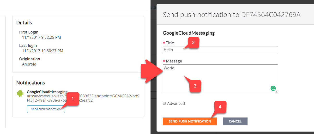 PlayFab - Send Push Notification