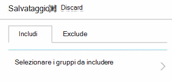 Includere il gruppo di dispositivi per assegnare il profilo in Microsoft Intune.