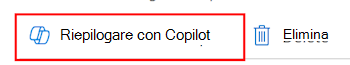 Screenshot che mostra come selezionare la funzionalità Riepilogo con Copilot in un criterio del catalogo delle impostazioni nell'interfaccia di amministrazione Microsoft Intune e Intune.