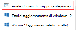 Screenshot che mostra il tag di anteprima pubblica di esempio nell Microsoft Intune a interfaccia di amministrazione e Microsoft Intune.