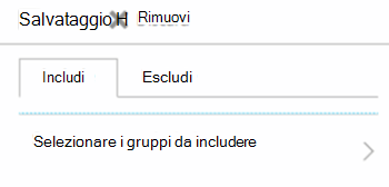 Includere il gruppo di dispositivi per assegnare il profilo in Microsoft Intune.