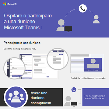 Immagine personale per l'infografica host delle riunioni online.