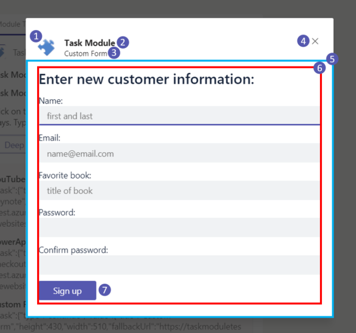 dialog sizing example