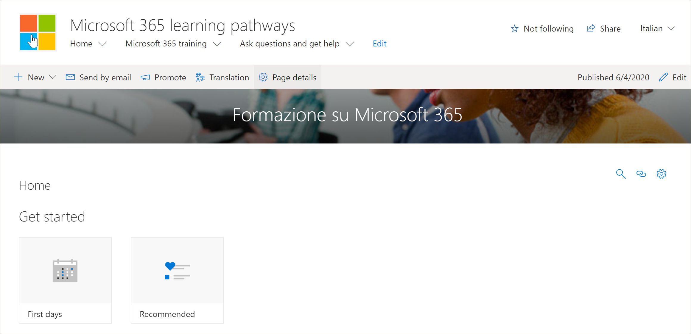 custom_ml_ pagina di training