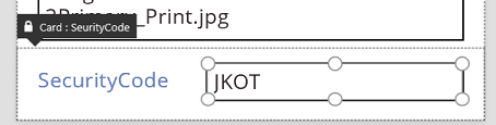 Personalizzare l'input di testo.