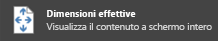 Screenshot delle dimensioni effettive.