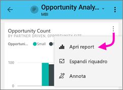 Apri report