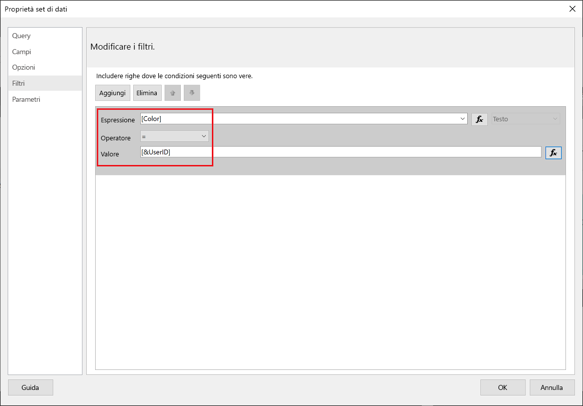 Proprietà del modello semantico Generatore report di Power BI