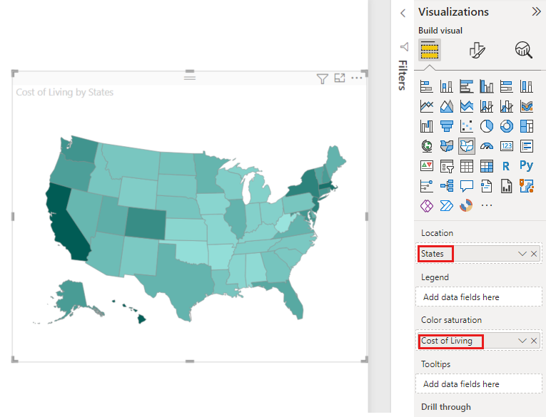 Screenshot dei campi dati selezionati per compilare un mapping di forme.