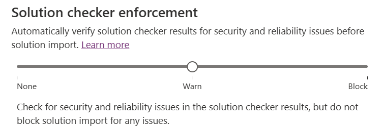 Screenshot della schermata delle impostazioni di Verifica soluzione.