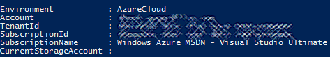 Account Azure