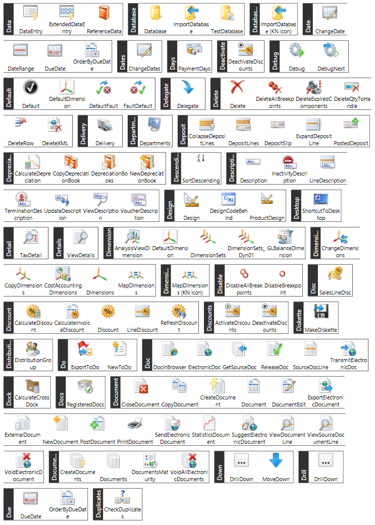 All icons with a concept beginning with D