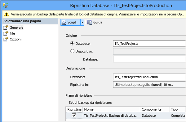 Usare gli strumenti forniti con SQL Server