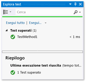 Esplora test