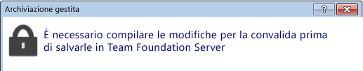 Finestra di dialogo Archiviazione gestita