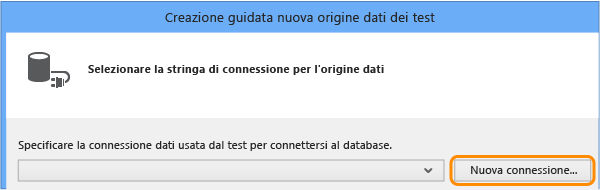 Scegliere la nuova connessione