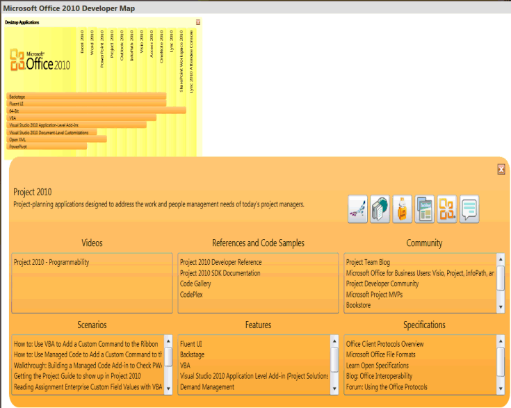 Office 2010 Developer Map