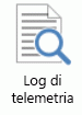 Questa icona rappresenta il log di telemetria.