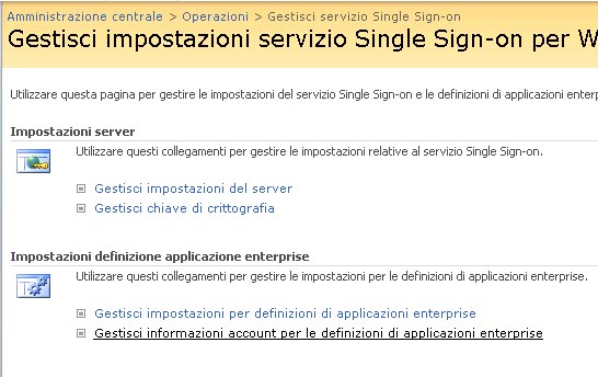 Gestire le informazioni degli account per l'azienda