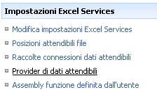 Avviare la console di amministrazione di provider di servizi condivisi - provider di dati attendibile