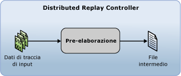 Fase di pre-elaborazione della riproduzione distribuita