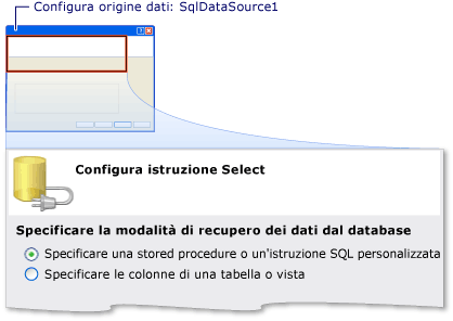 Configurare l'istruzione Select