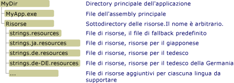 Directory principale dell'applicazione