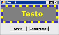 Possibile disposizione di MarqueeControl