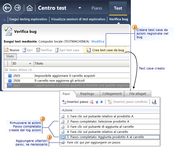 Creare un test case da un bug