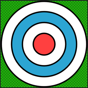 Destinazione "Bullseye" con trasparenza visualizzata in verde