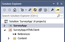 The top-level application node