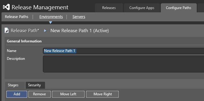 Create a release path