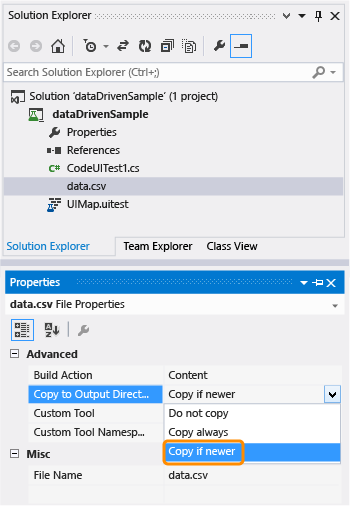 Distribuire il file CSV