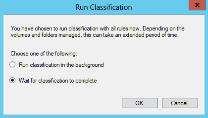 fsrm run classification