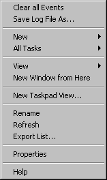 right-click context menu