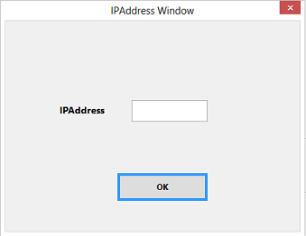 IPAddress Window