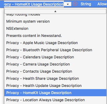 Selezionare una chiave di privacy