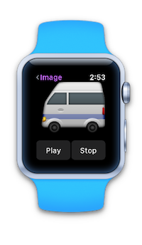 Apple Watch con animazione semplice