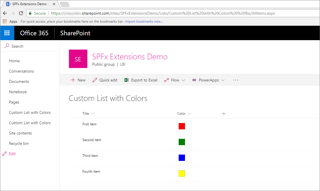 The Field Customizer in action