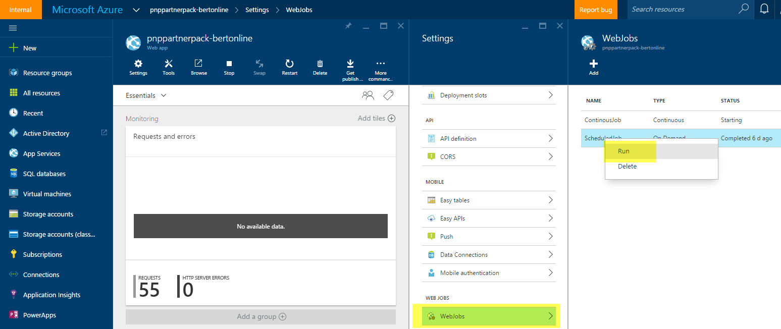 Azure portal (current)