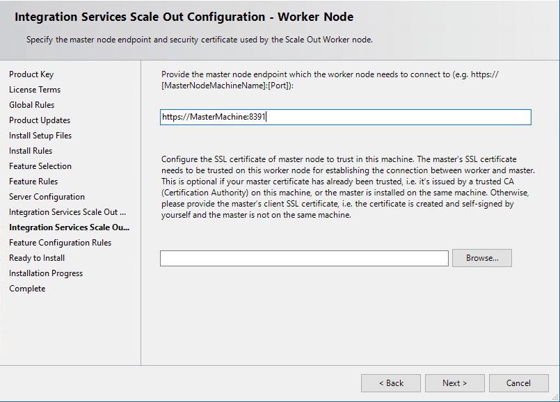 Configurazione Worker 1