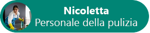 Diagramma della foto del profilo di Nicoletta e titolo del lavoro.