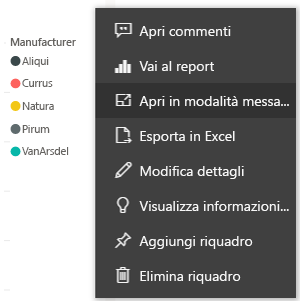 Screenshot dell'opzione 