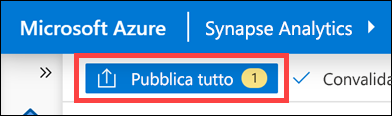 Pubblica tutti è evidenziato.